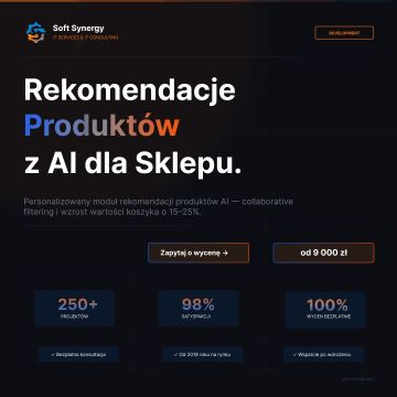 Personalizowany moduł rekomendacji produktów z AI