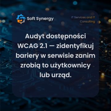 Audyt dostępności WCAG 2.1 dla serwisu
