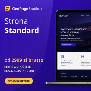 Strona internetowa dla firmy