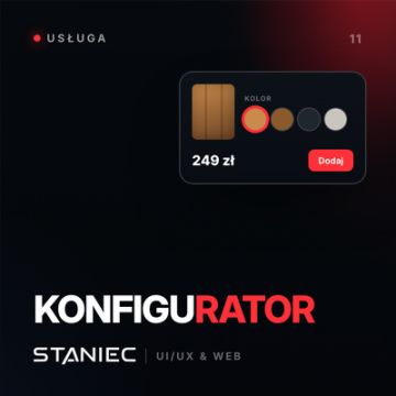 Interaktywny konfigurator produktu na stronę
