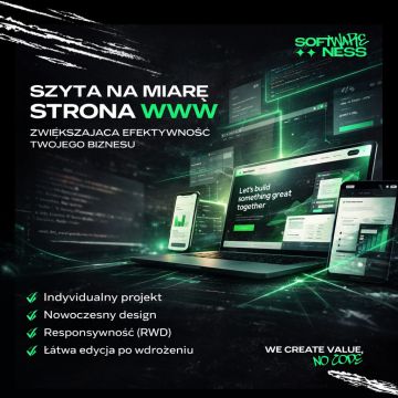Szyta na miarę strona internetowa zwiększająca efektywność Twojego biznesu