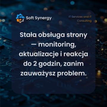 Stała obsługa strony internetowej