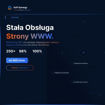 Stała obsługa strony internetowej