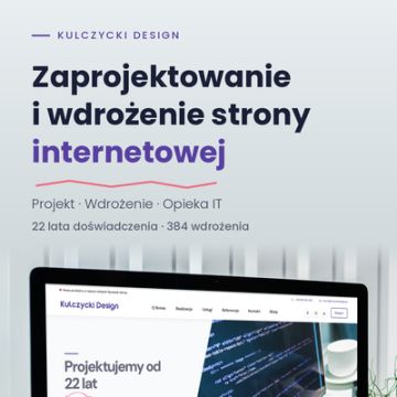 Zaprojektowanie i wdrożenie strony internetowej