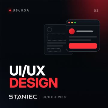 Projekt UI/UX strony internetowej lub aplikacji