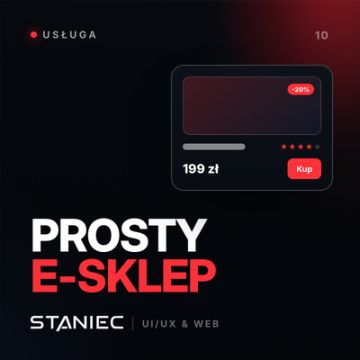 Projekt i wdrożenie prostego e-sklepu