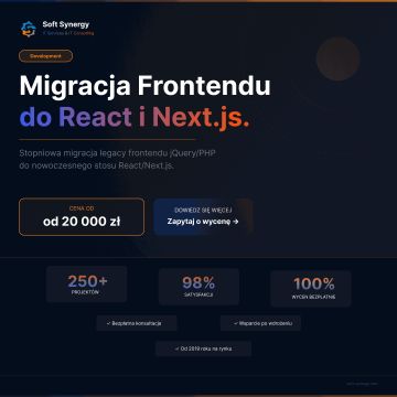 Migracja frontendu z jQuery/PHP do React i Next.js – stopniowa modernizacja bez ryzyka
