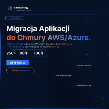 Migracja aplikacji do chmury (AWS/GCP/Azure)