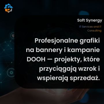Grafiki na bannery fizyczne i reklamy Digital Out Of Home (DOOH)