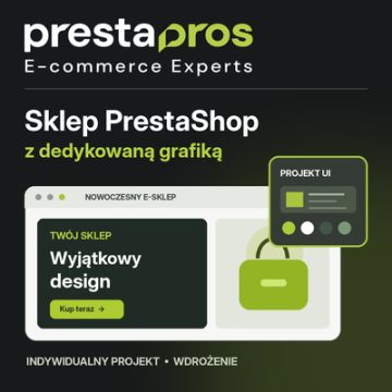 Sklep PrestaShop z dedykowaną grafiką