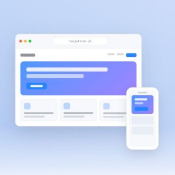Nowoczesny landing page