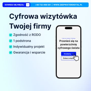 Strona Wizytówka - OnePage