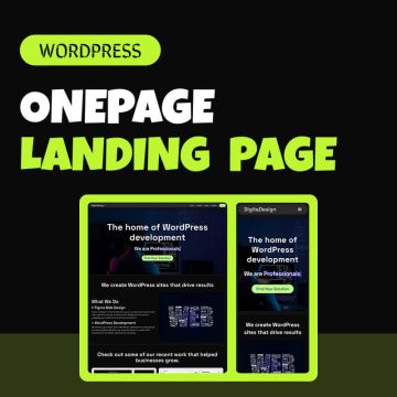 OnePage / Landing Page / WordPress