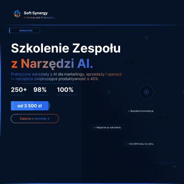 Szkolenie zespołu z wykorzystania narzędzi AI w codziennej pracy