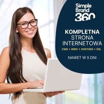Kompletna strona internetowa typu One-Page