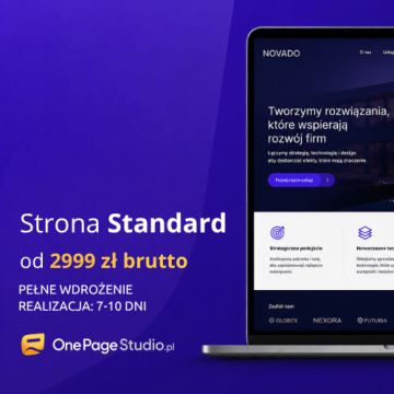 Strona internetowa dla firmy