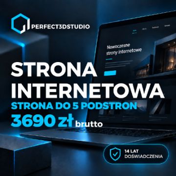 STRONA INTERNETOWA WWW - 5 podstron - Perfect 3D Studio