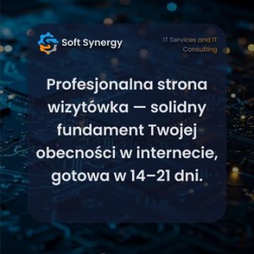 Profesjonalna podstawowa strona wizytówka dla Twojej firmy