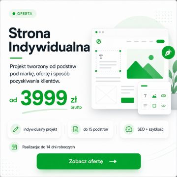 Indywidualna strona internetowa WordPress dla firmy