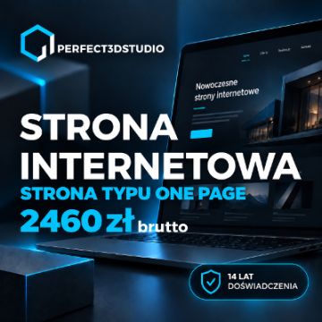 STRONA INTERNETOWA WWW - One Page - Perfect 3D Studio