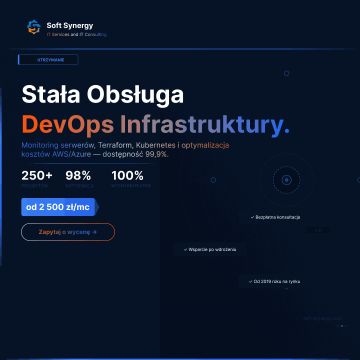 Stała obsługa devopsowa infrastruktury