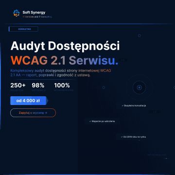 Audyt dostępności WCAG 2.1 dla serwisu