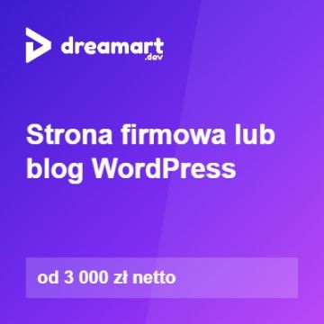 Strona firmowa lub blog na WordPress