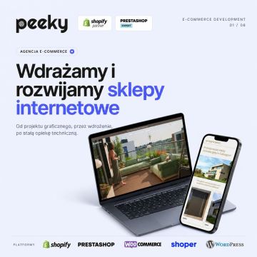 SKLEPY INTERNETOWE WooCommerce | Shopify | PrestaShop | Shopware | Wordpress