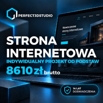 STRONA INTERNETOWA WWW - indywidualny projekt - Perfect 3D Studio
