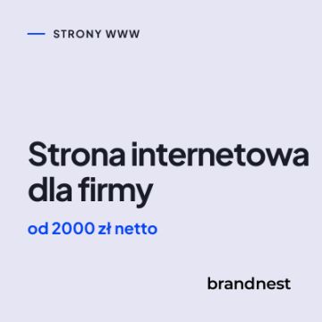 Strona internetowa dla firmy — projekt i wdrożenie