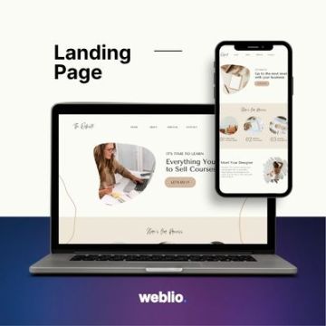 Nowoczesny landing page